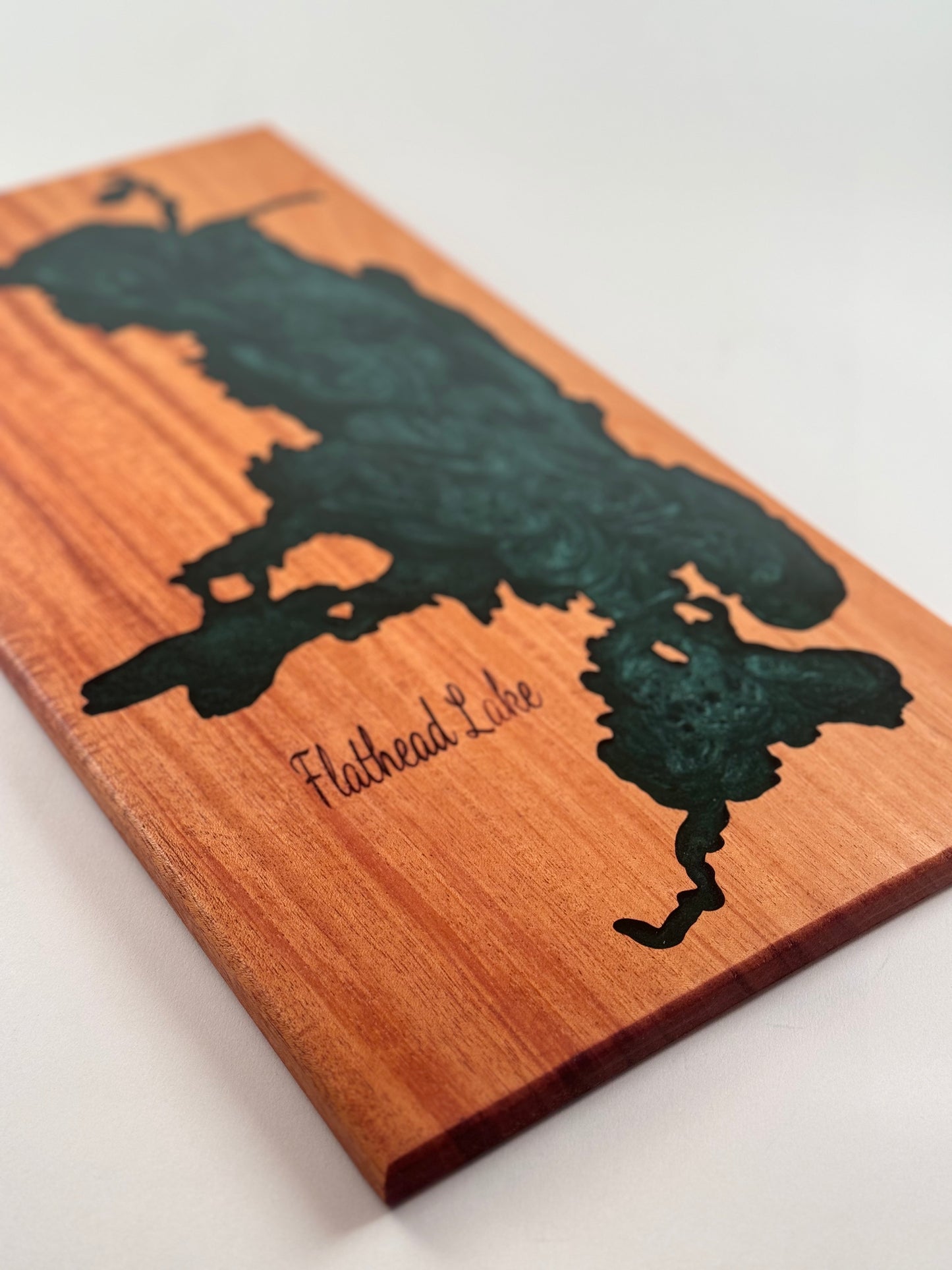 FLATHEAD LAKE Serving Board Emerald Green