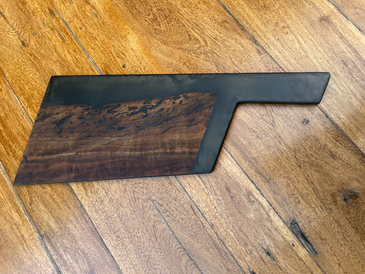 Walnut Resin Tomahawk Serving board